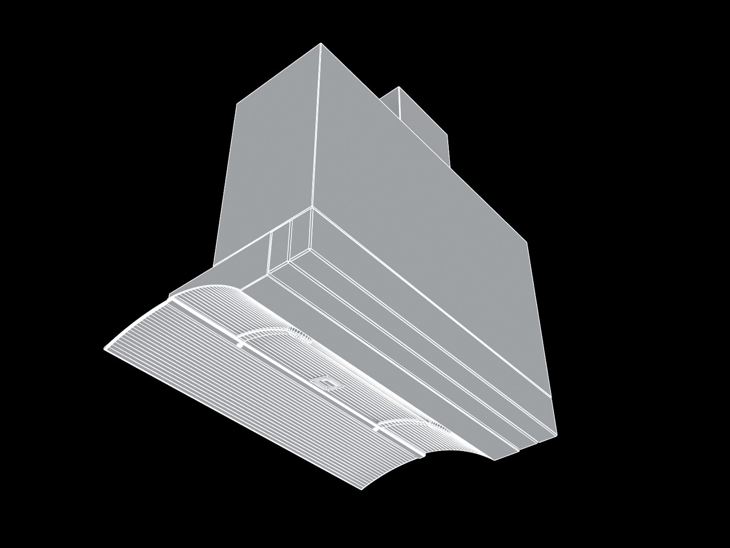 kitchen hood elica glide 3d model