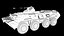 3D BTR-80 model