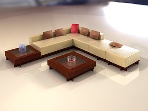 3d sectional sofa model