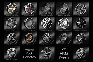 Rims Master Pack Part1 25 pcs