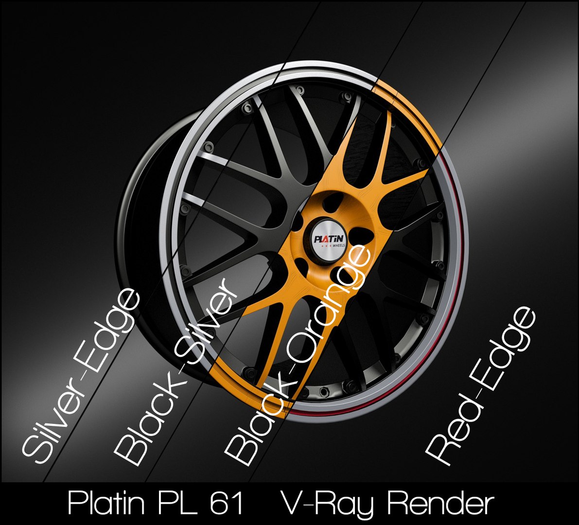 3D rims master pack part1 - TurboSquid 1383606
