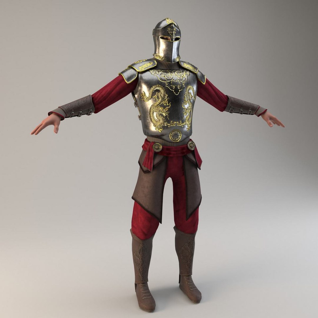 3D Model Knight - TurboSquid 1399184