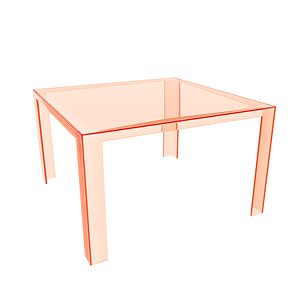 kartell invisible table 3D model