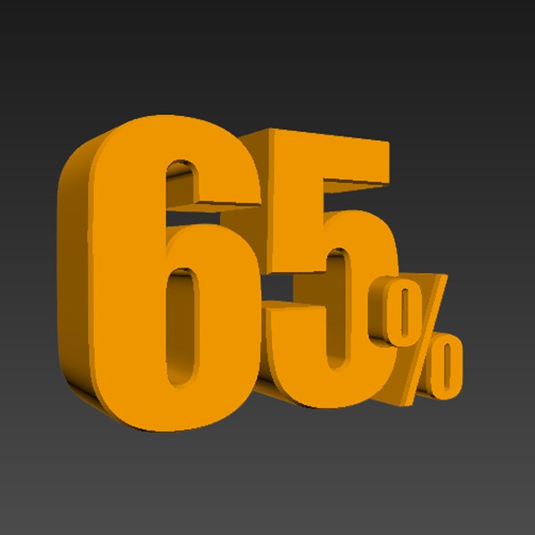 3D 65 percent