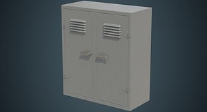 3D model locker 2a