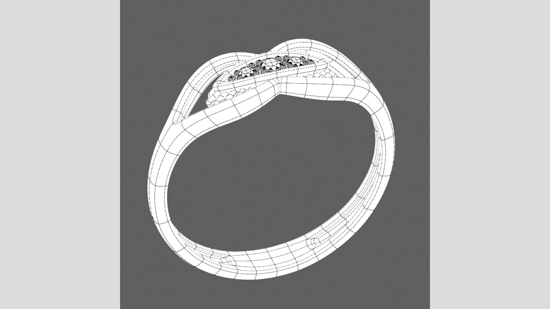 Stylized Eye Gold Ring 3D model - TurboSquid 1809327