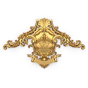 carved classic decorative ornament cnc 3d printing stl 65 3D model