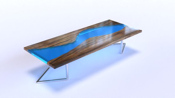 Epoxy table 3d discount model