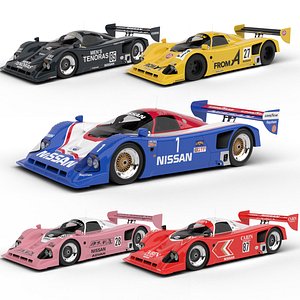 3D Pack Nissan R90CK Racing 1990 HQ interior
