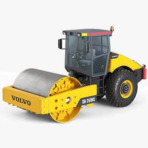 3D Volvo Soil Compactor SD251DX