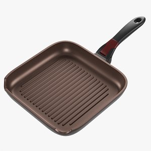 3D Frying pan without lid 26cm