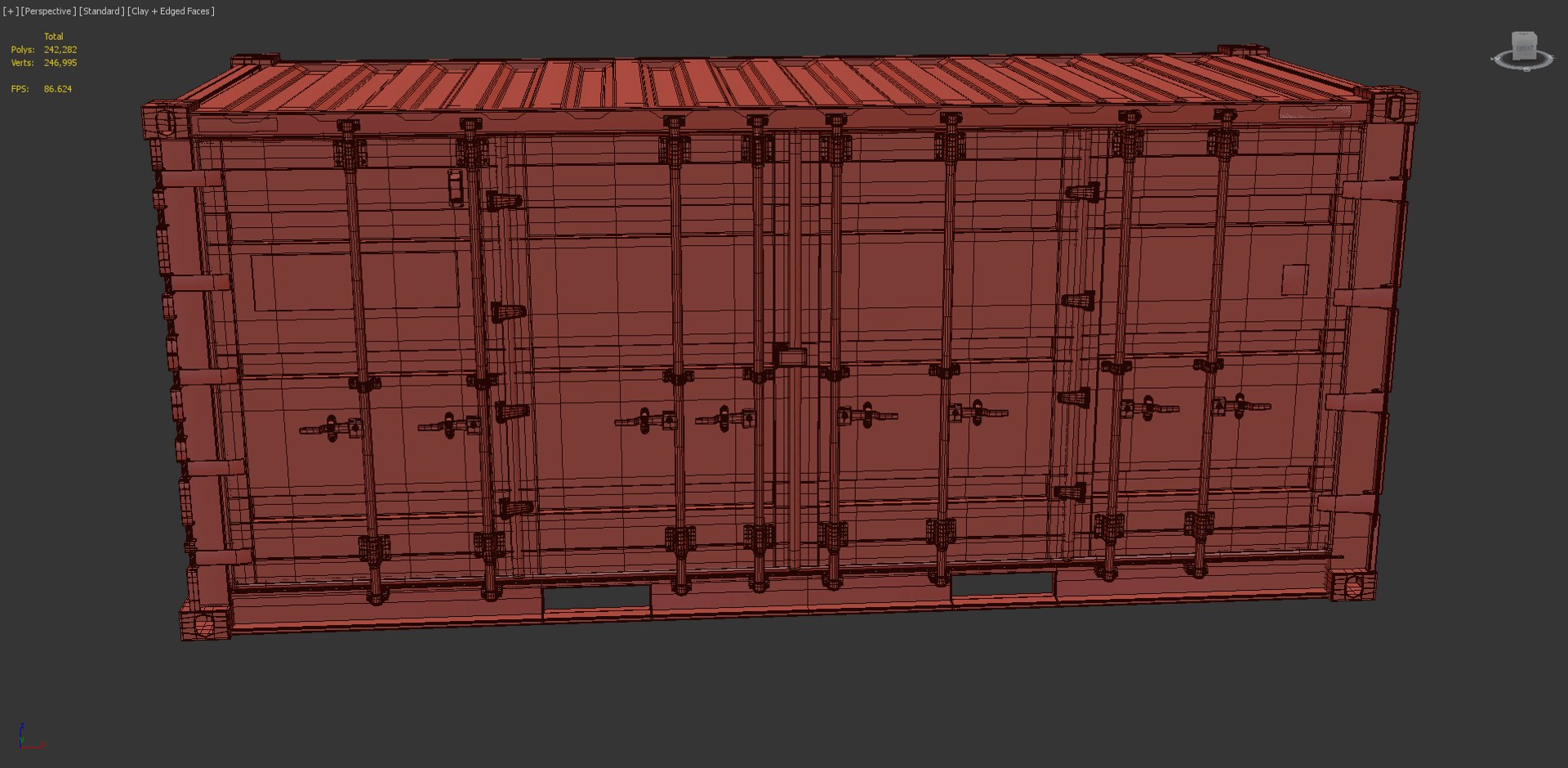 20 Ft Military Containers UN 3D Model - TurboSquid 1714440