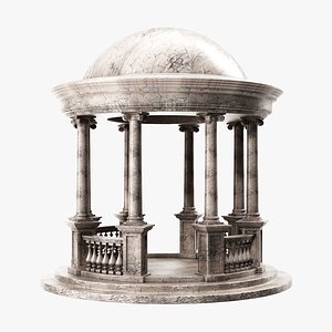 3d marble rotonda model