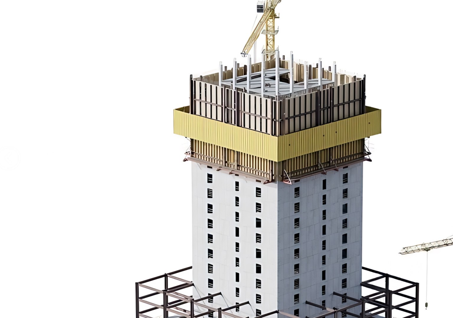 3D Model Under Construction Scene Building Site Construction Site ...