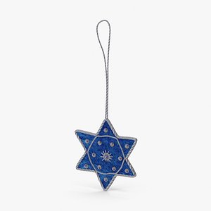 Star of David Ornament 02