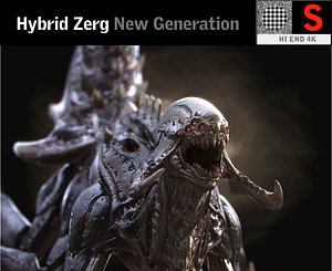 hybrid zerg hd 3D model