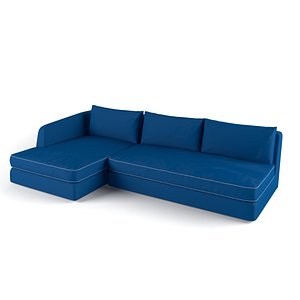3d barret flexform sofa model