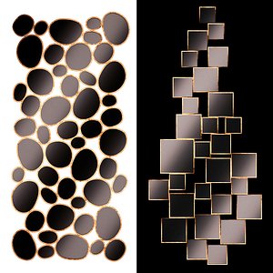 3D mirrors set 08 model