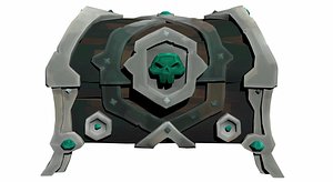 3D chest legend sea thieves