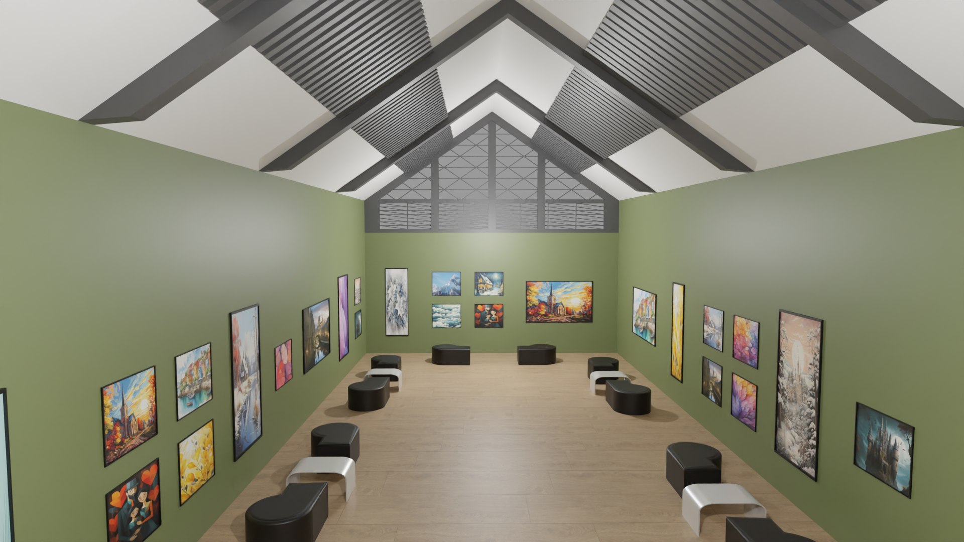 Art Gallery Model - TurboSquid 2157913