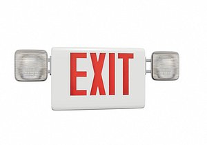 3D Exit Sign
