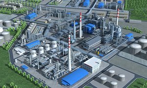 3D refinery industry