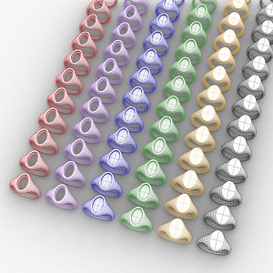 Oval 15X10 mm Signet Rings 174 items