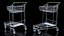 3D Small Garden Centre Trolley