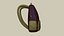 Wine Color Backpack - Character Costume