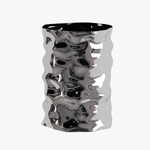 3ds max metal wave vase
