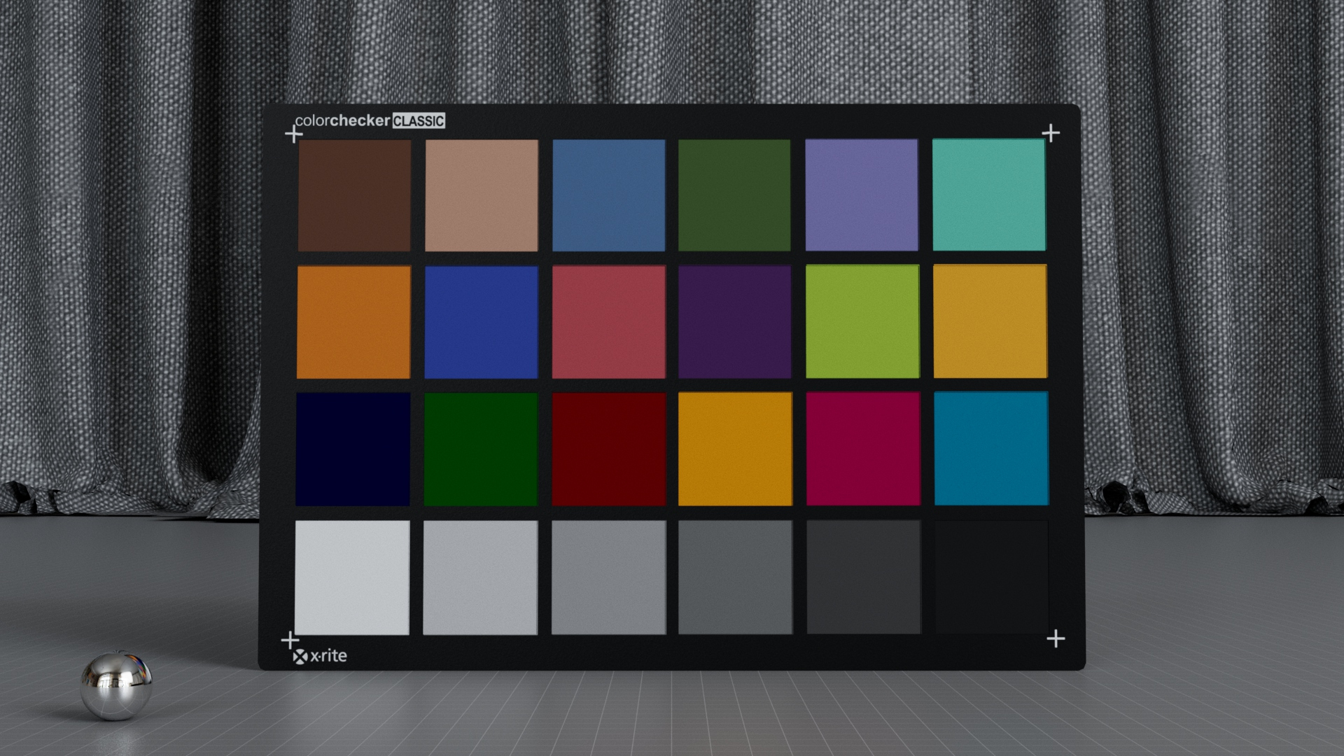 3D color checker classic xrite TurboSquid 1701786