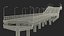 Connectable Highway Road Elements Overpass 2 à 3 voies