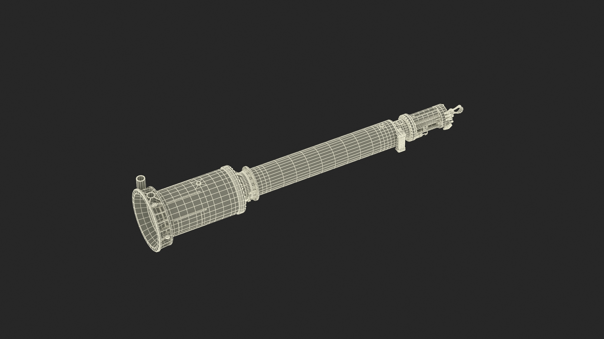 3D Hydraulic Piling Rig Component Old - TurboSquid 2342341