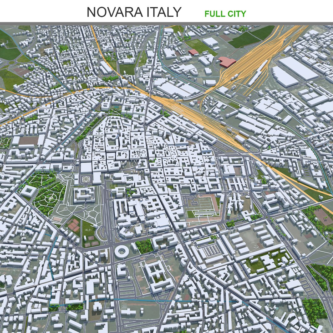 3D Novara Italy - TurboSquid 2194828