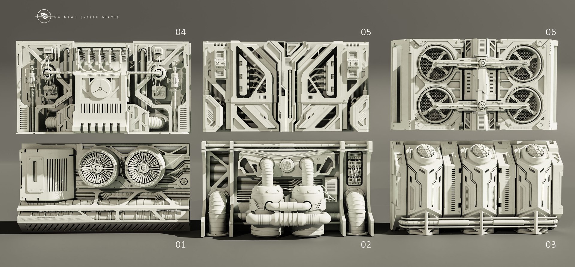 3D Sci-fi Architecture Panel Vol 01 model https://p.turbosquid.com/ts-thumb/9i/u7zWkG/AZ/allpanels/jpg/1654273662/1920x1080/fit_q87/76e943939f054229346d36a67d15ad337a8d27e9/allpanels.jpg