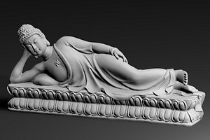 3D lying buddha - entering