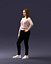 Fille en pull 1224-3