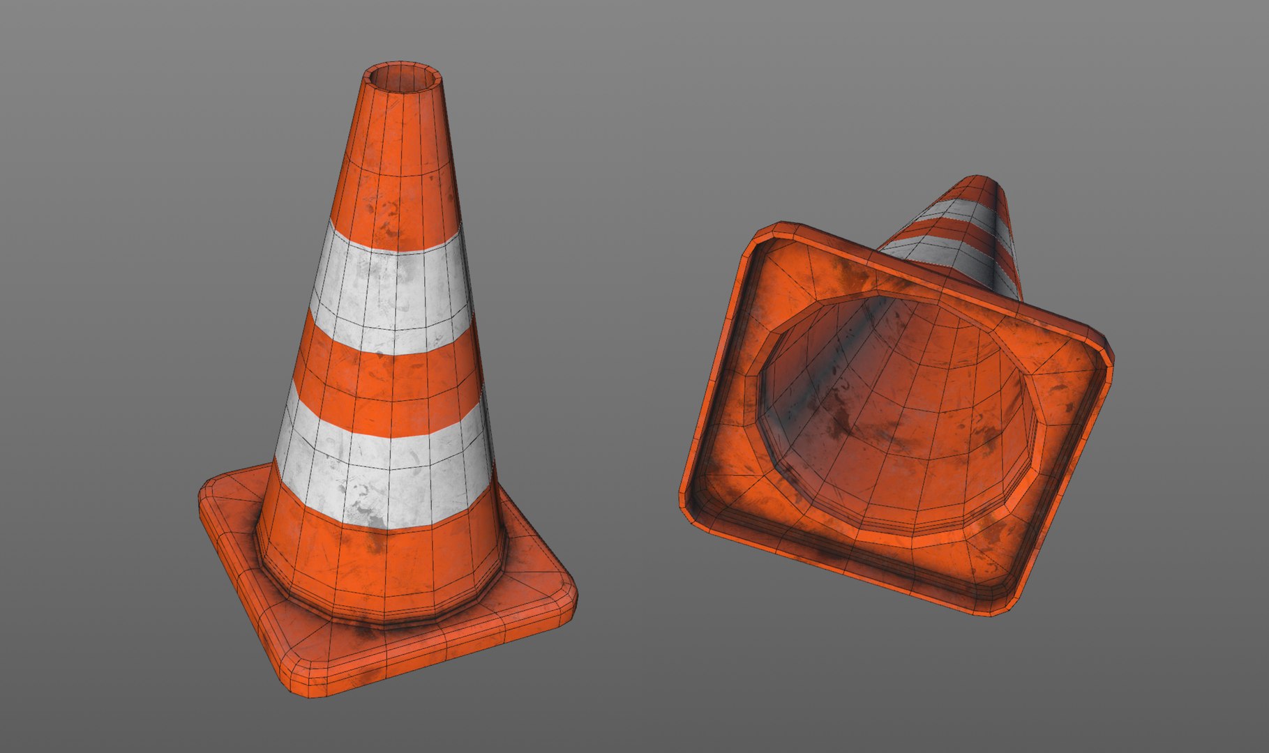 Traffic Cone 3D model - TurboSquid 1790403