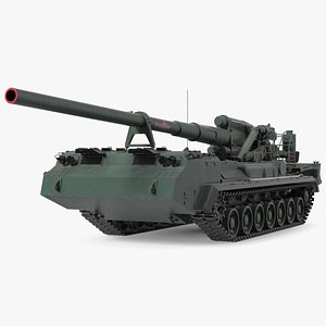 2S7 Pion Self Propelled Heavy Artillery Clean