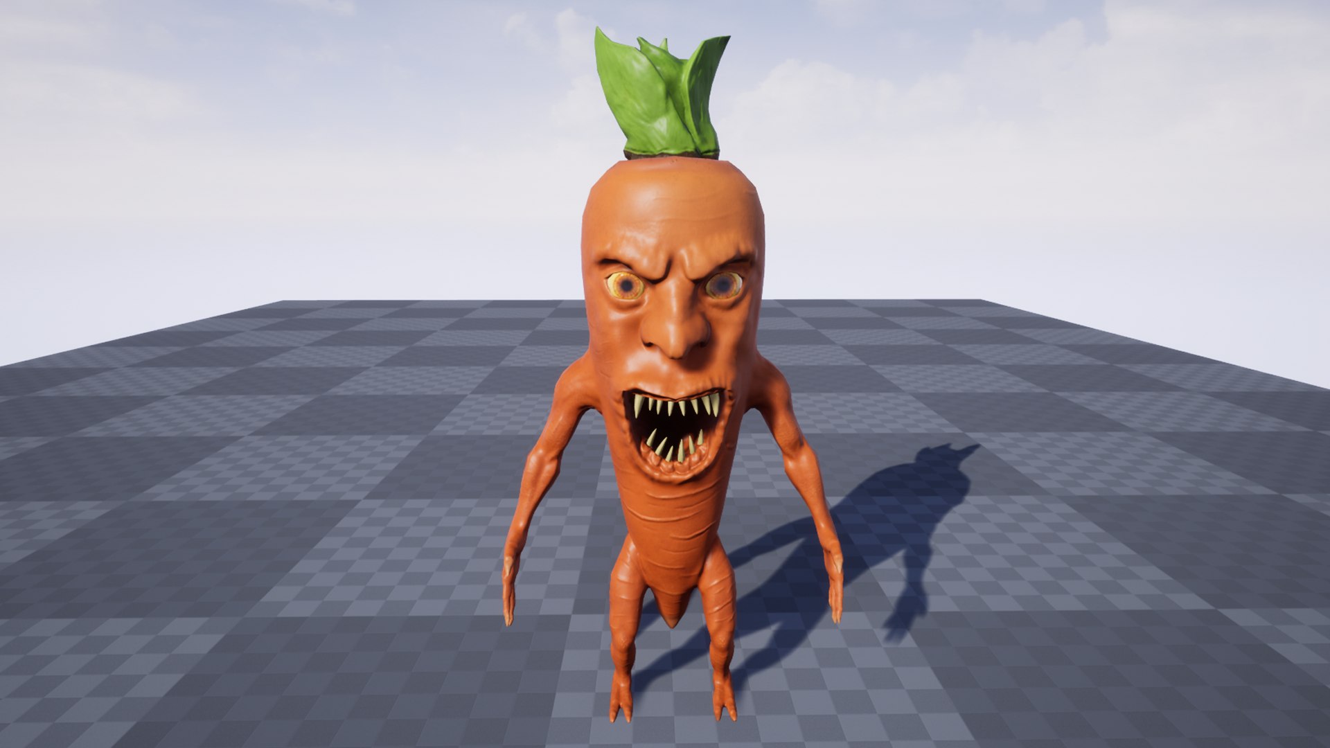 3D Carrot monster https://p.turbosquid.com/ts-thumb/9j/68a4iX/8G/5/png/1741708586/1920x1080/fit_q87/9de3a647a871ef3a21b7cec5fcf4dafce659bd7e/5.jpg