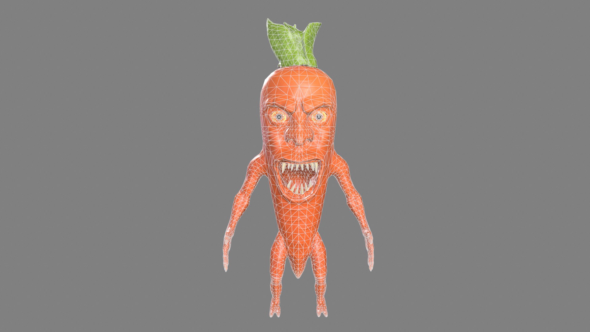 3D Carrot monster https://p.turbosquid.com/ts-thumb/9j/68a4iX/my/tbrender_004/png/1741708735/1920x1080/fit_q87/d7dad25d609eaa925b7e680cc61c5ea980f2d576/tbrender_004.jpg