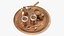 Copper Coffee Serving Set With Tray and Cups