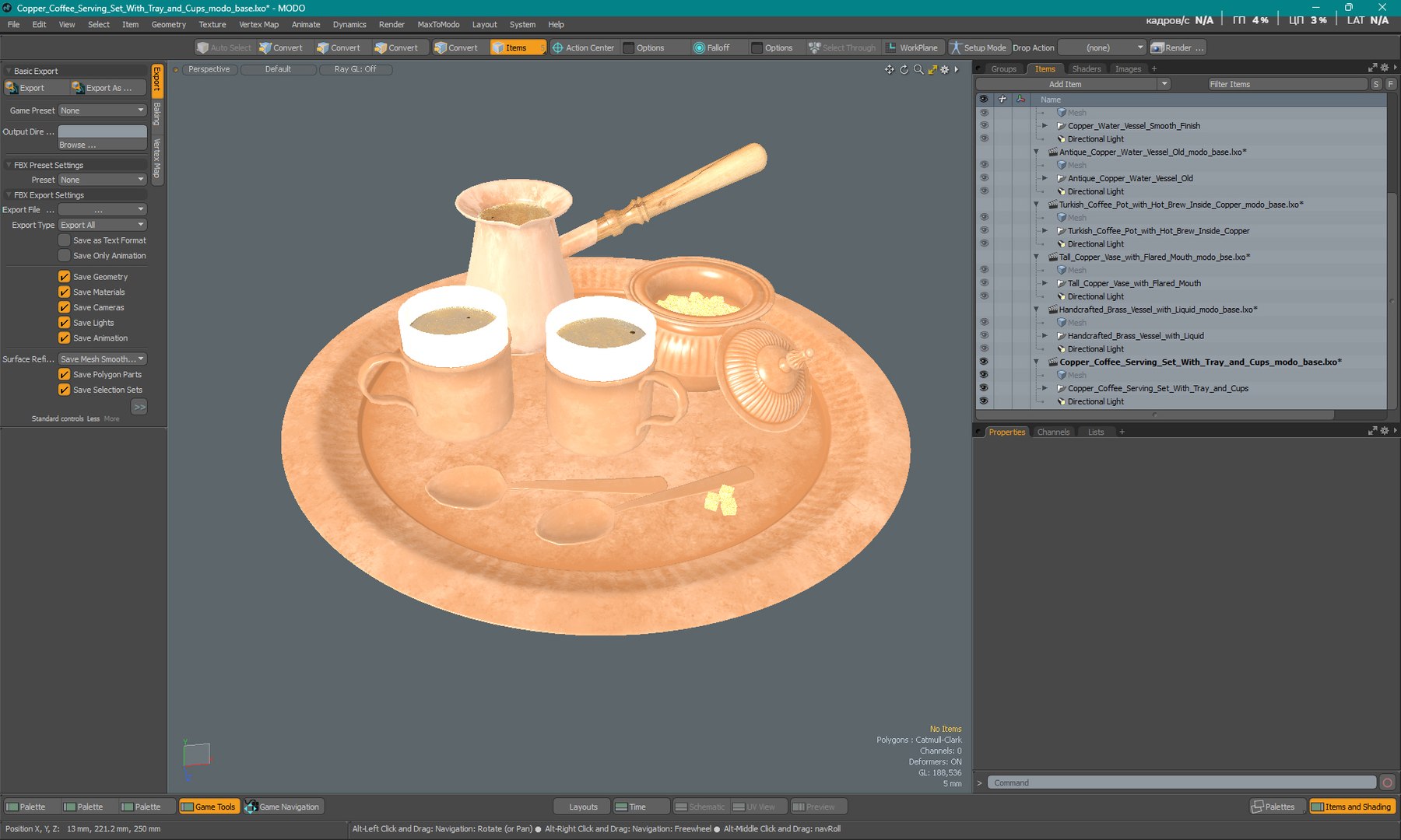 Copper Coffee Serving Set With Tray and Cups 3D model https://p.turbosquid.com/ts-thumb/9j/7QTknS/yc/copper_coffee_serving_set_with_tray_and_cups_1004/jpg/1751351241/1920x1080/fit_q87/5f1f3683eb6ceab06c2b8b8c1cf0e5b9d0ddcfb8/copper_coffee_serving_set_with_tray_and_cups_1004.jpg