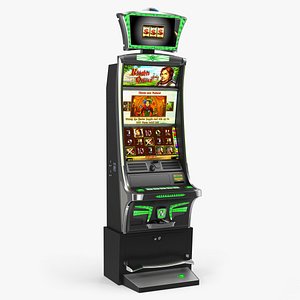Slot Machine Emerald 3D Model