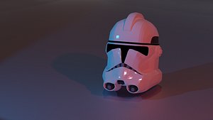 3D Phase 2 Clone Trooper Helmet model