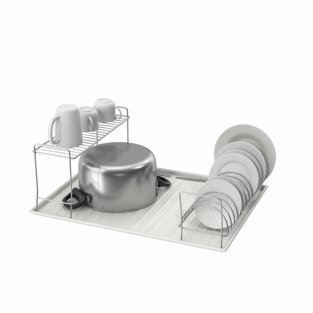 Dish Drainer Set Model TurboSquid 2025681