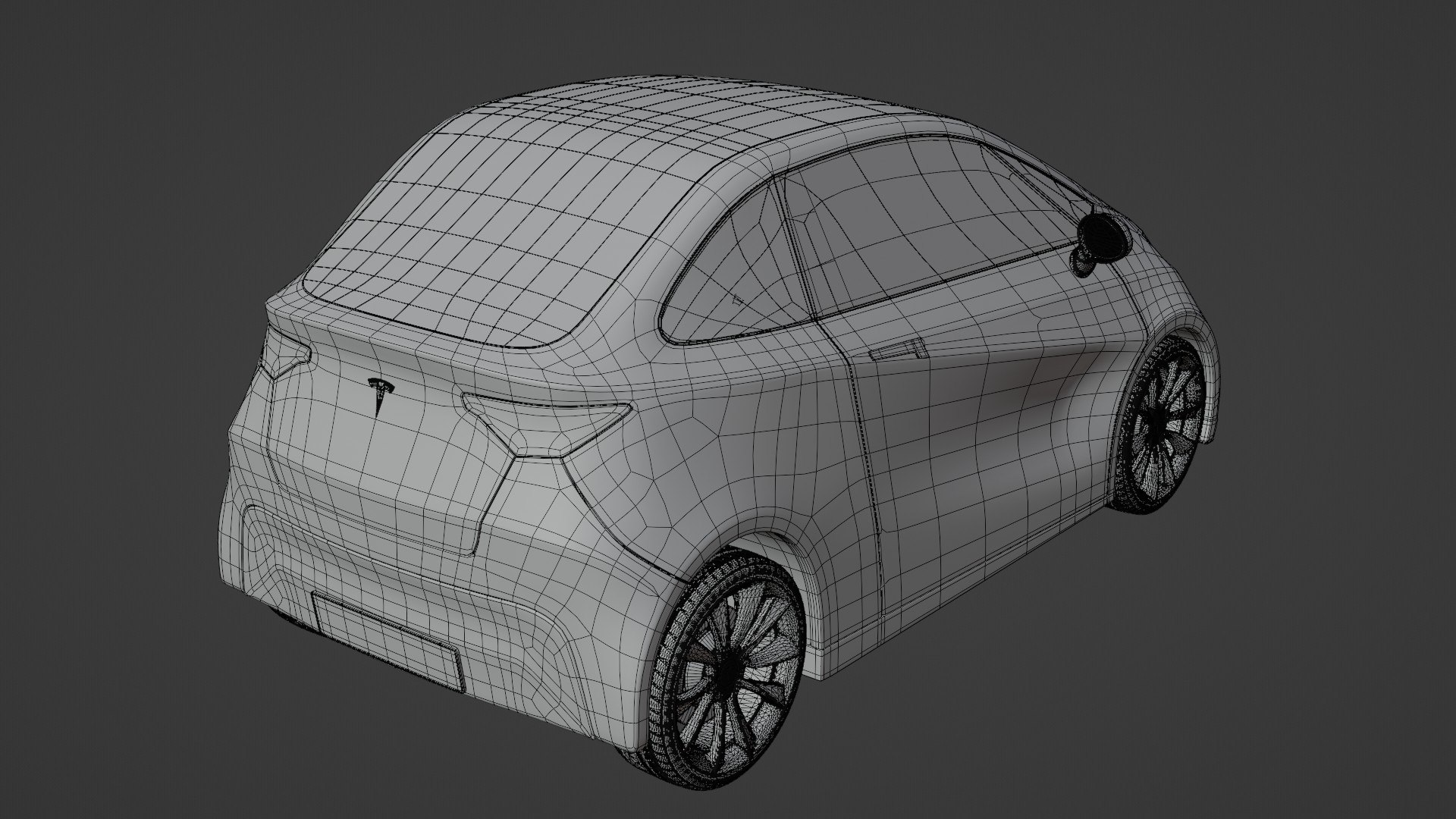 3D Tesla Mini Concept - TurboSquid 2032460