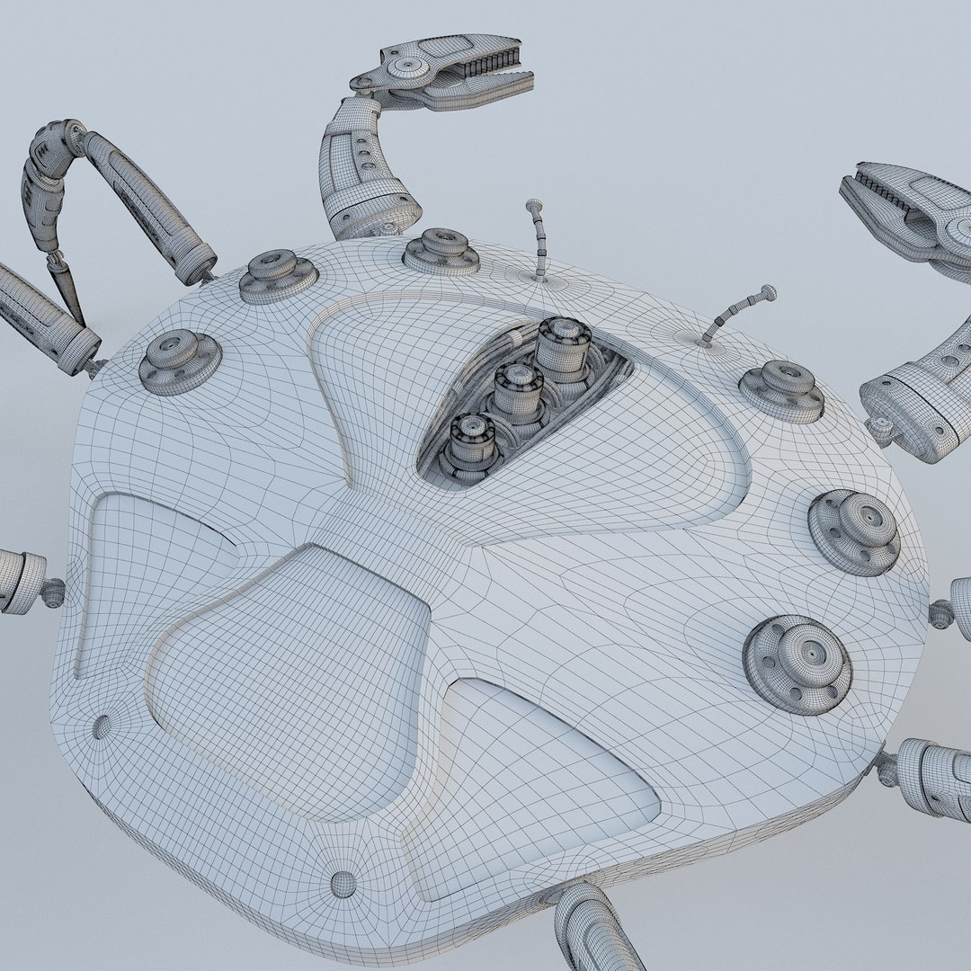 3D robo crab model https://p.turbosquid.com/ts-thumb/9j/OypUNI/21D63WkU/cccccc/jpg/1510811782/1920x1080/fit_q87/37243414abe2f13a8e8703c91f888c6316e71807/cccccc.jpg