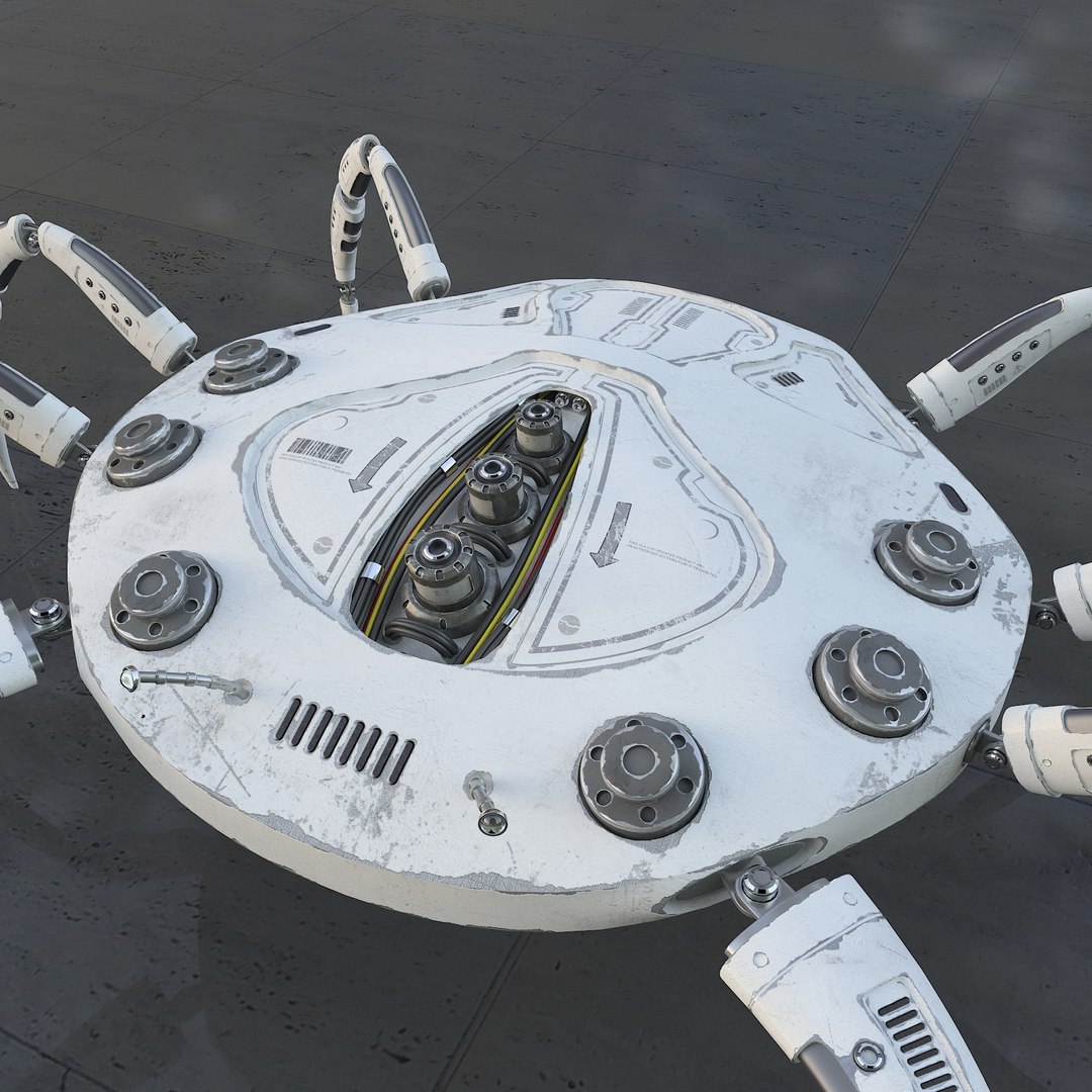 3D robo crab model https://p.turbosquid.com/ts-thumb/9j/OypUNI/7w53kBMD/aaa/jpg/1510811358/1920x1080/fit_q87/e1ef2e80682faf6c48330a6e8f780052044b1533/aaa.jpg