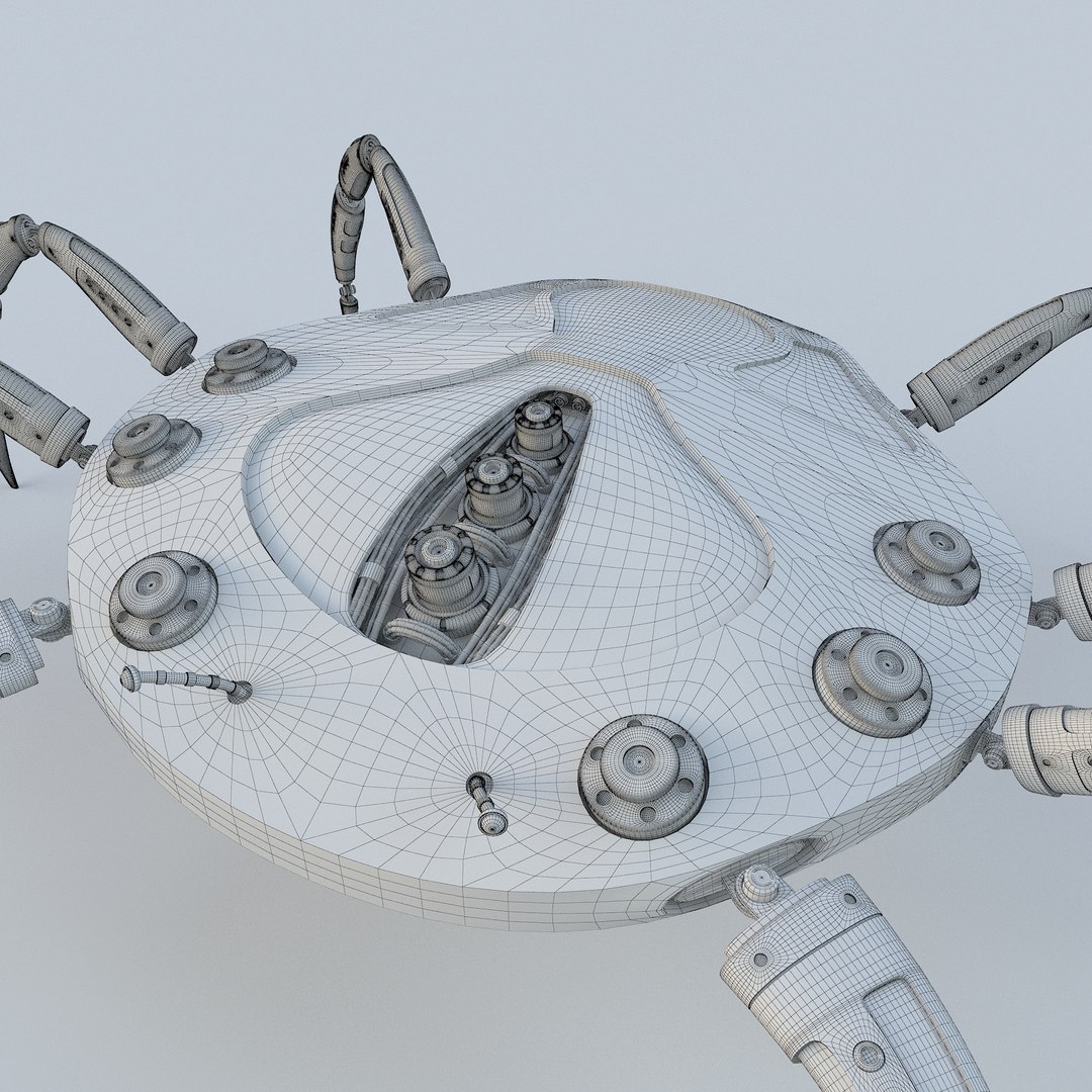 3d Robo Crab Model - Turbosquid 1224208